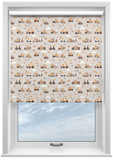 Tool Time, Grey - Roller Blind